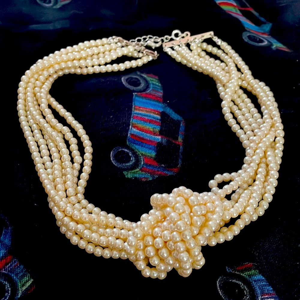 Faux Pearl Necklace